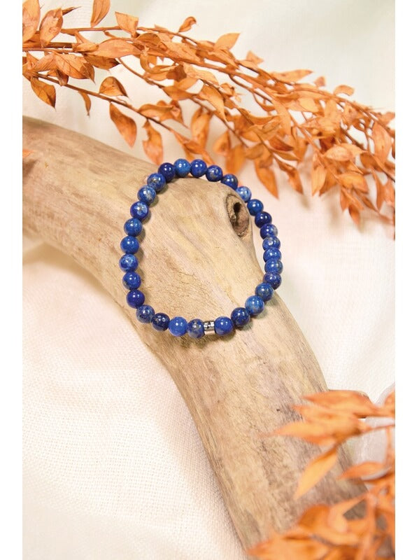 bracelt_lithothèrapie_en_pierres_naturelles_Lapis_Lazuli 6mm